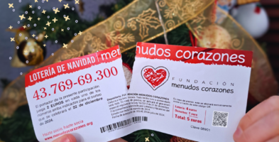 Lotería de Navidad de Menudos Corazones